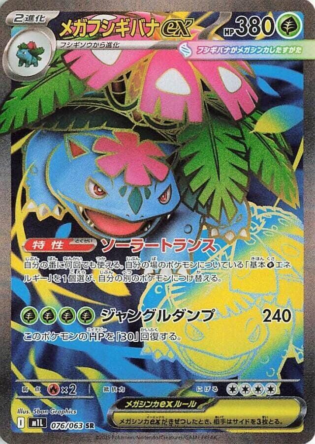 Image de la carte Mega Venusaur ex 076/063