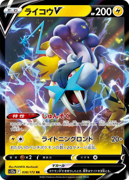Image de la carte Raikou V 038/172