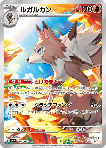 Image de la carte Lycanroc 107/100