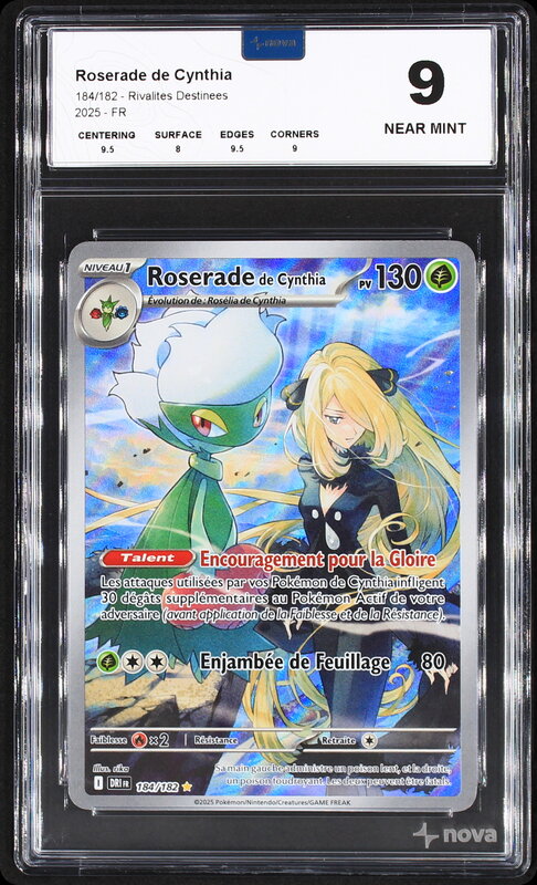 Scan de la carte Roserade de Cynthia 184/182